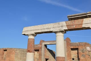 Ancient Pompei in the afternoon